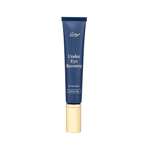 City Beauty Under Eye Recovery - Anti-Aging Eye Cream - Smooth & Brighten - Natural Formula with Peptides - Solution For Dark Circles & Wrinkles - Clean & Cruelty-Free Skin Care