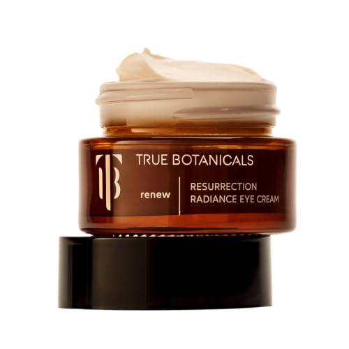 True Botanicals Resurrection Radiance Brightening Eye Cream | Reduces Appearance of Dark Circles, Fine Lines, Wrinkles & Puffiness | Dermatologist Tested, All Natural, Vegan| 0.5 oz | 15 ml