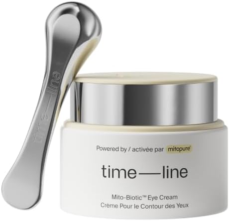Timeline Mitopure - The Eye Cream Anti-Aging Cream for Wrinkles, Dark — Our hands-on testing setup for how to apply eye cream