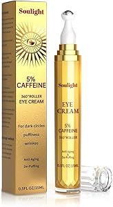 Anti-Aging Eye Serum with 5% Caffeine & Retinol – Under Eye Treatment for Dark Circles