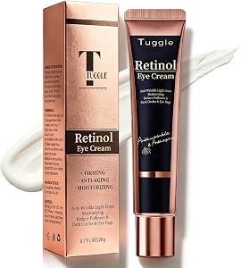 Retinol Under Eye Cream – Anti Aging Eye Cream for Puffiness and Bags Under Eyes & Wri